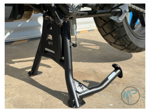 MotoPERIMETRO 4058 Caballete central Honda CB500X NX500 Center Stand Pata de Cabra Tenere Lander ABS Bajaj BMW Honda Kawasaki Suzuki Benelli KTM Beta Ducati Voge