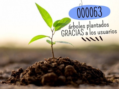 1 PRODUCTO = 1 ÁRBOL