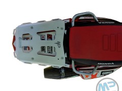 MotoPERIMETRO 4151 Honda Tornado xr250 alurack portaequipajes aluminio luggage topcase parrilla barras laterales portaequipajes alforjas anclajes maletas bolso